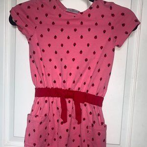 Hanna Andersson sz120/size 6-7: Dress w Stripes